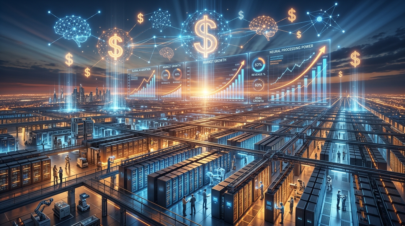 AI Eet de Wereld: $242 Miljard in Één Kwartaal en Wat Dat Over 2026 Zegt